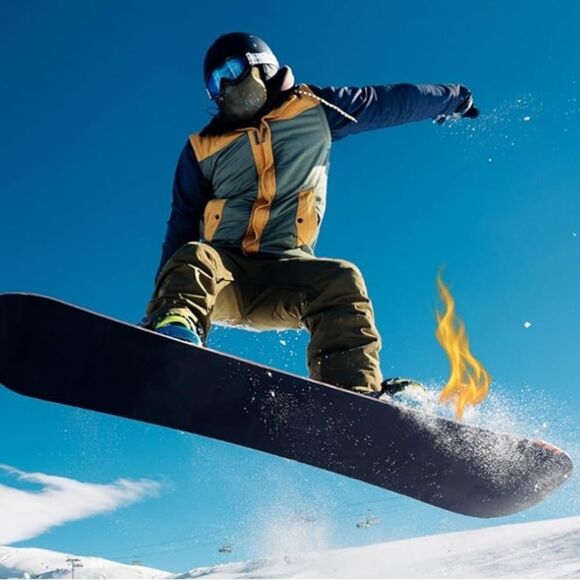 MAGCOMSEN Men's Winter Pants 5 Zip Pockets Snow Ski Fleece Lined Water Resistant - Picture 1 of 8